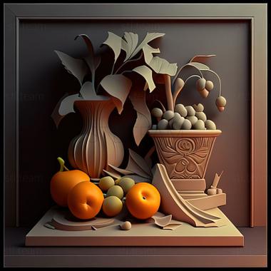 3D model st still life (STL)